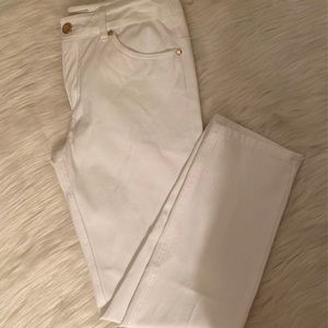 White fitted denim by Eric